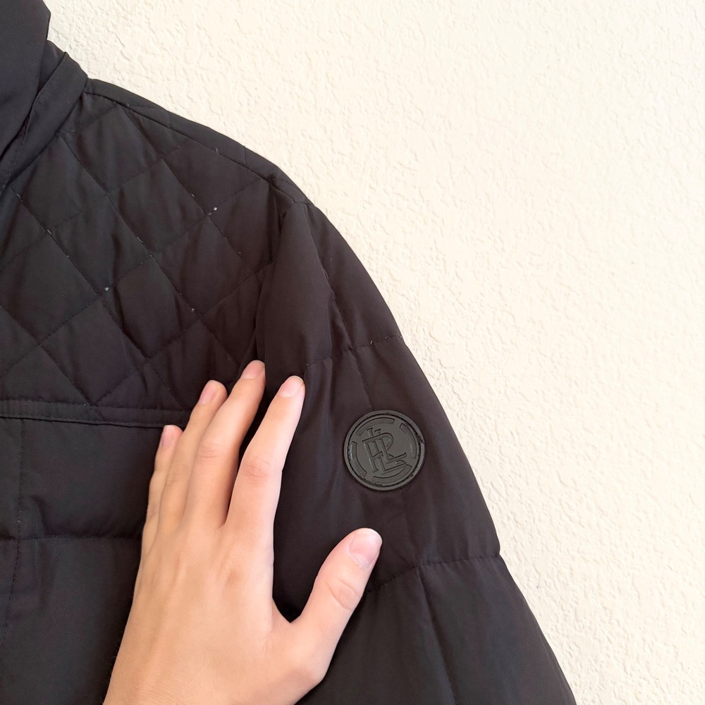 Lauren Ralph Lauren Womens Quilted Down Puffer Jacket Coat Sz XL Quiet Luxury - Picture 8 of 15